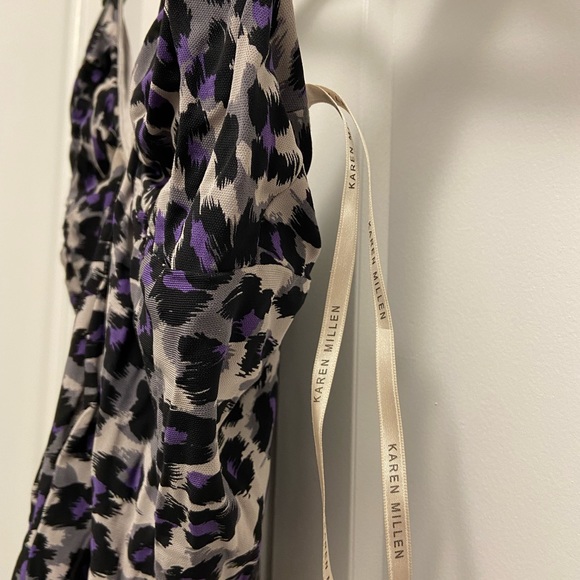 Nicole Miller Size S Leopard print Stylish Summer Top - Picture 6 of 10